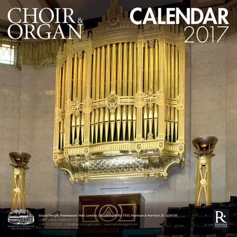 Choir & Organ Calendar 2017