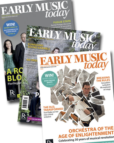 Early Music Today: 4-issue bundle